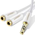 Ugreen Stereo 3.5mm Male to 2x 3.5mm Female Audio Cable on Sale