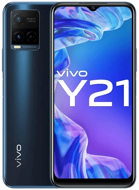 Vivo Y21T (Midnight Blue, 4GB RAM, 128GB Storage) - Refurbished For Cheap