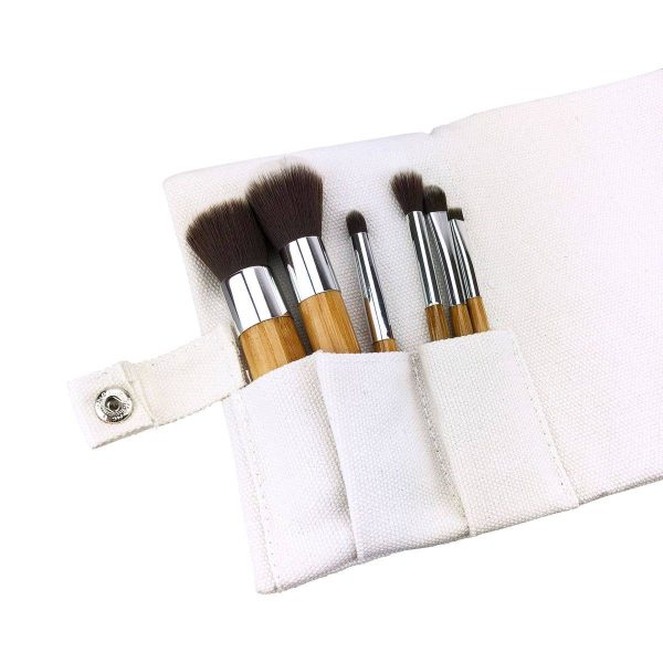 6 Piece Vegan Makeup Brush Set For Cheap