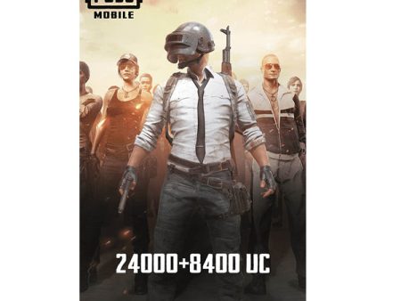 PUBG Mobile Unknown Cash - 24000 + 8400 UC Sale