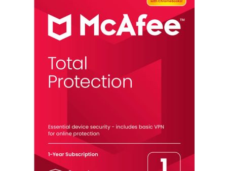 McAfee Total Protection 01-Device 1 Year Online