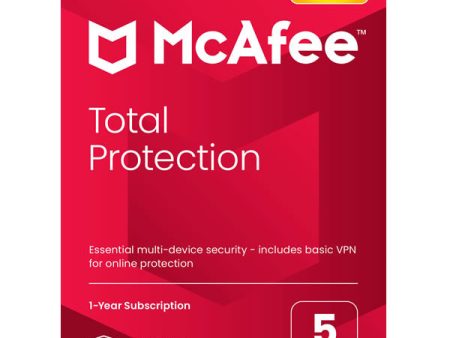 McAfee Total Protection 5-Device  1 Year Cheap