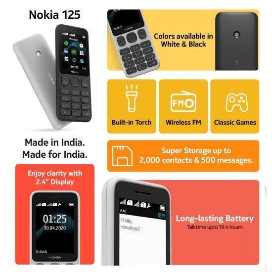 Nokia 125 TA-1253 DS in Black Sale