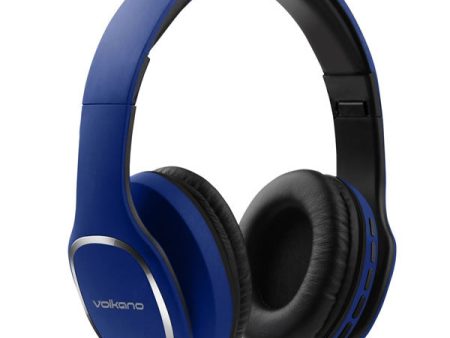 Volkano VK-2002-BL Phonic Series Bluetooth Headphones Blue Online Hot Sale