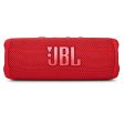 JBL Flip 6 Portable Bluetooth Waterproof Speaker - Red Online now