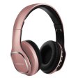 Volkano VK-2002-BK Phonic Series Bluetooth Headphones Rose Gold Hot on Sale