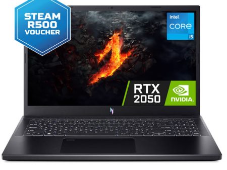 Acer | Nitro ANV15-51-59KP | Intel Core i5 | 15.6  FHD| 8GB RAM | 512GB SSD | Nvidia GeForce RTX 2050 4GB Gaming Cheap