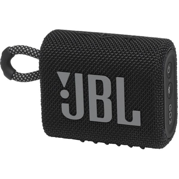 JBL GO 3 Bluetooth Speaker Black Online now