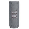 JBL Flip 6 Portable Bluetooth Waterproof Speaker - Grey For Discount