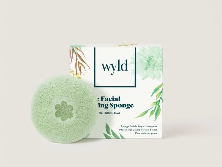 FRENCH GREEN CLAY KONJAC SPONGE (ALL SKIN TYPES) For Discount