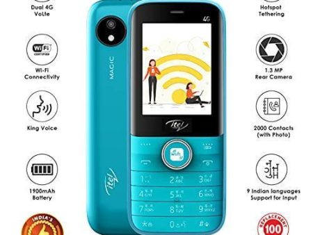 Itel Magic 2 (Blue, 4G, Wi-Fi Hotspot Support) Refurbished on Sale