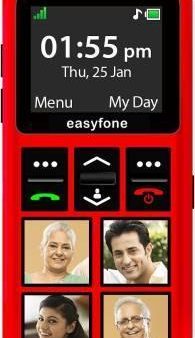 Easyfone Star  (Red) Refurbished Mobile Supply