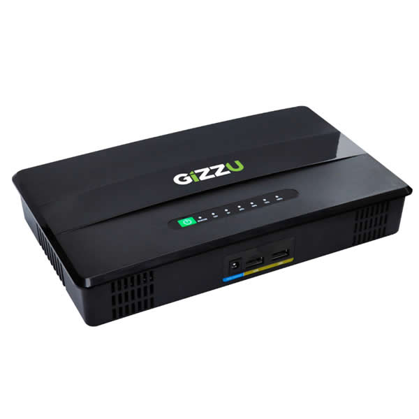 GIZZU 100W 46Wh 14400mAh Mini POE DC UPS – Black Sale