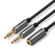 Ugreen - 3.5mm Female to 2 Male Audio Cable Online Sale