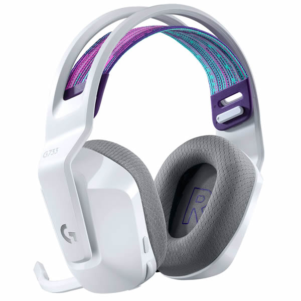 Logitech G733 LIGHTSPEED Wireless RGB Gaming Headset - White Cheap