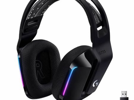 Logitech G733 LIGHTSPEED Wireless RGB Gaming Headset - Black on Sale