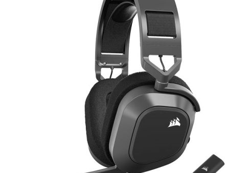 Corsair HS80 MAX RGB Wireless Premium Gaming Headset - Steel Grey Online Sale