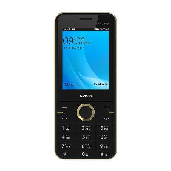 Lava Arc One Plus (Black-Gold) Fashion