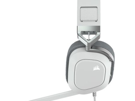 Corsair HS80 RGB USB Wired Gaming Headset - White Hot on Sale