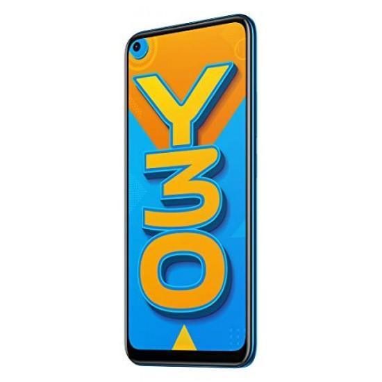 Vivo Y30 (Dazzle Blue, 4GB RAM, 128GB Storage) Refurbished on Sale