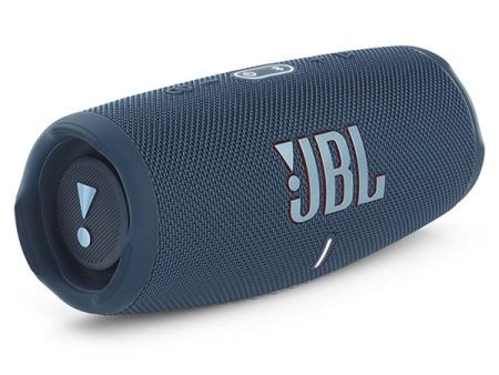 JBL Charge 5 Waterproof Portable Bluetooth Speaker - Blue Online now