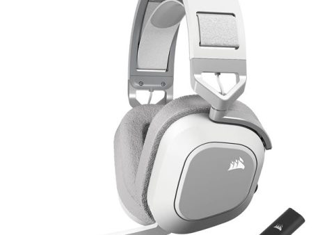 Corsair HS80 MAX RGB Wireless Premium Gaming Headset - White Online Sale